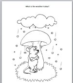 Weather Story for preschool kids