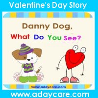 Danny Dog What do you see? Valentine Book