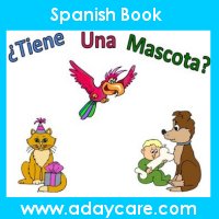 Do you have a pet, spanish book