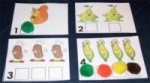 Preschool October Math Pompom Number Game