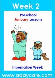 Click Here To Buy January Curriculum which has four weekly themes, posters, calendars and activity pages