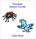 January Curriculum with four weeks of lessons plans, posters, calendars and printable activity pages