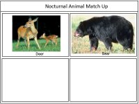 Forest Animals Game Board