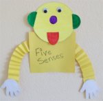 Cute craft to teach children all five senses