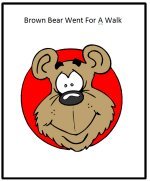 Preschool Fall Theme Book Bear went for a walk story for October