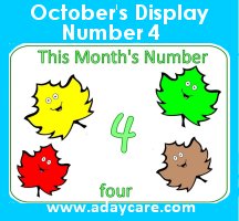 Preschool Lesson Plans Display for October Number 4