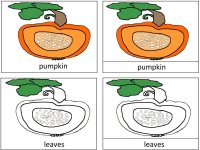 Preschool October Science for kids – Parts Of A Pumpkin Poster