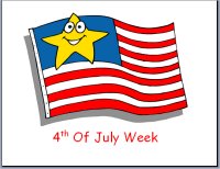 Preschool Fourth 4th Of July Theme Poster