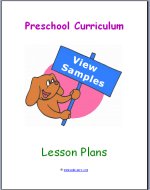 Preschool Curriculum Lesson Plans Free Samples