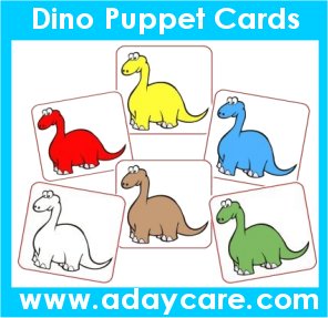 Dinosaur Song Puppet Cards