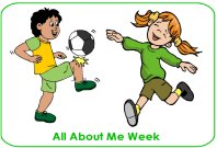Preschool September All About Me Poster