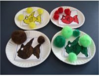 Fish Color Match Up Game For Preschoolers